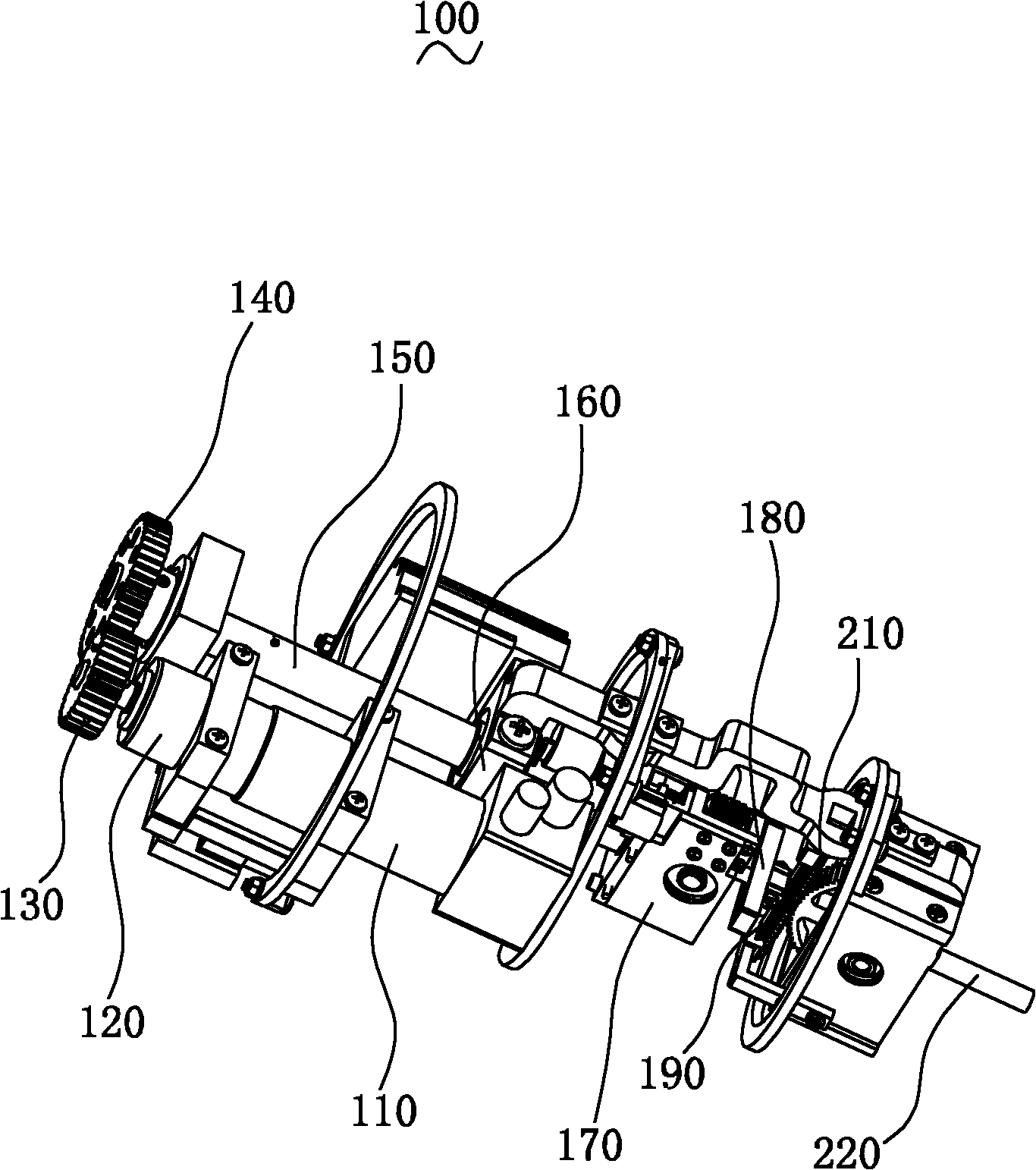 Sine feed mechanism