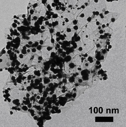 Method for synthesizing PdPt/graphene nano electrical catalyst in one step by microwave process