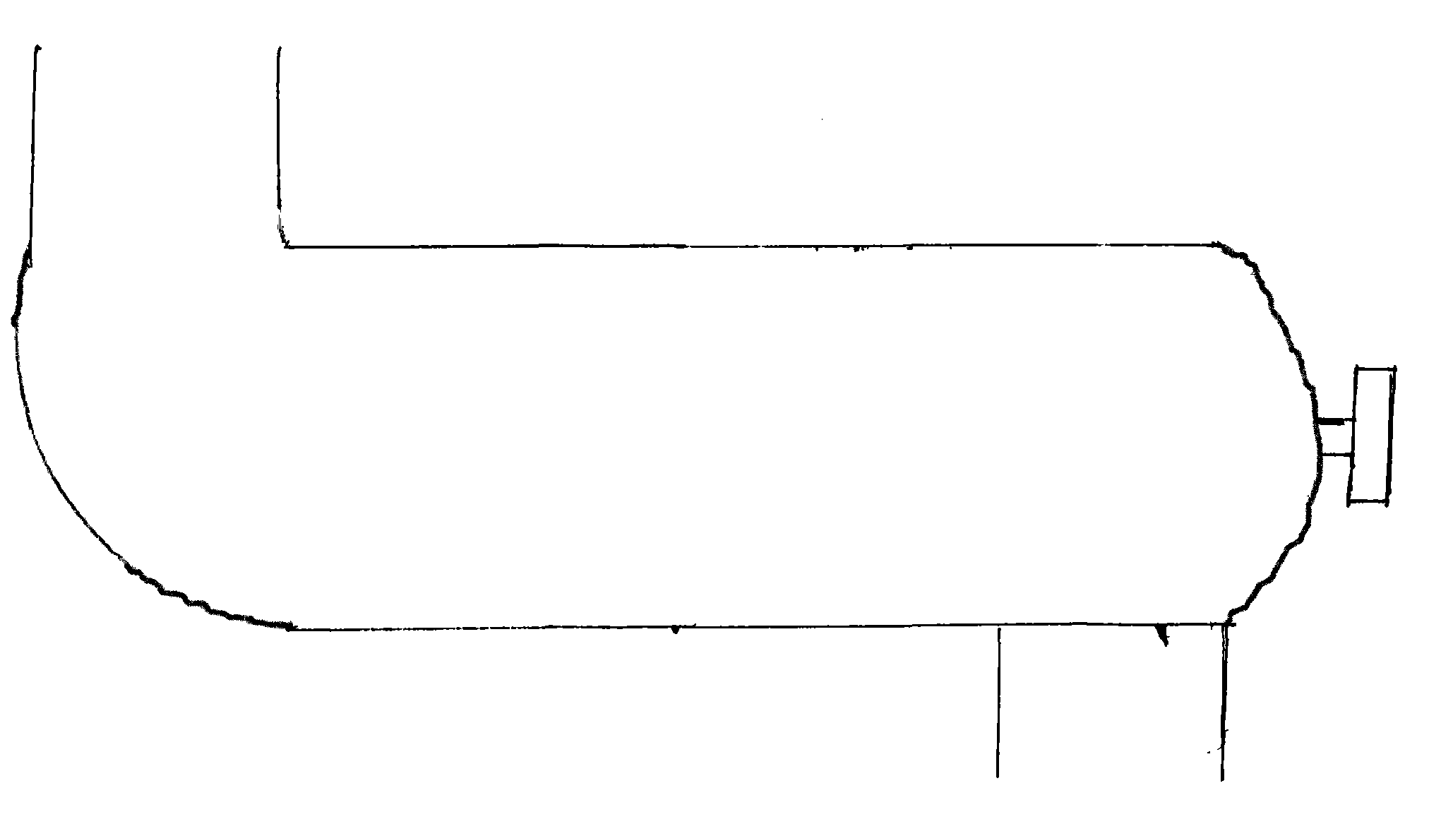 Novel strong-discharge type water pump