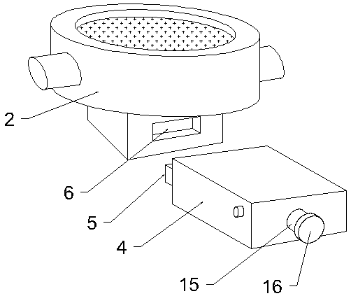 Apparatus for processing graphene pole piece for lithium battery