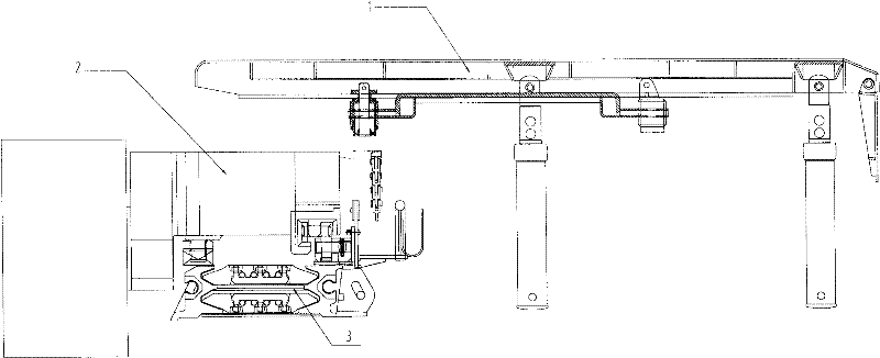 Comprehensive mechanized coal mining method through cantilever support