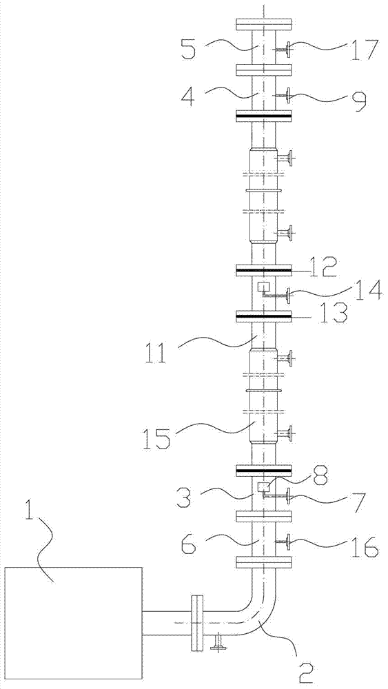 Oscillatory flow reactor of packed bed