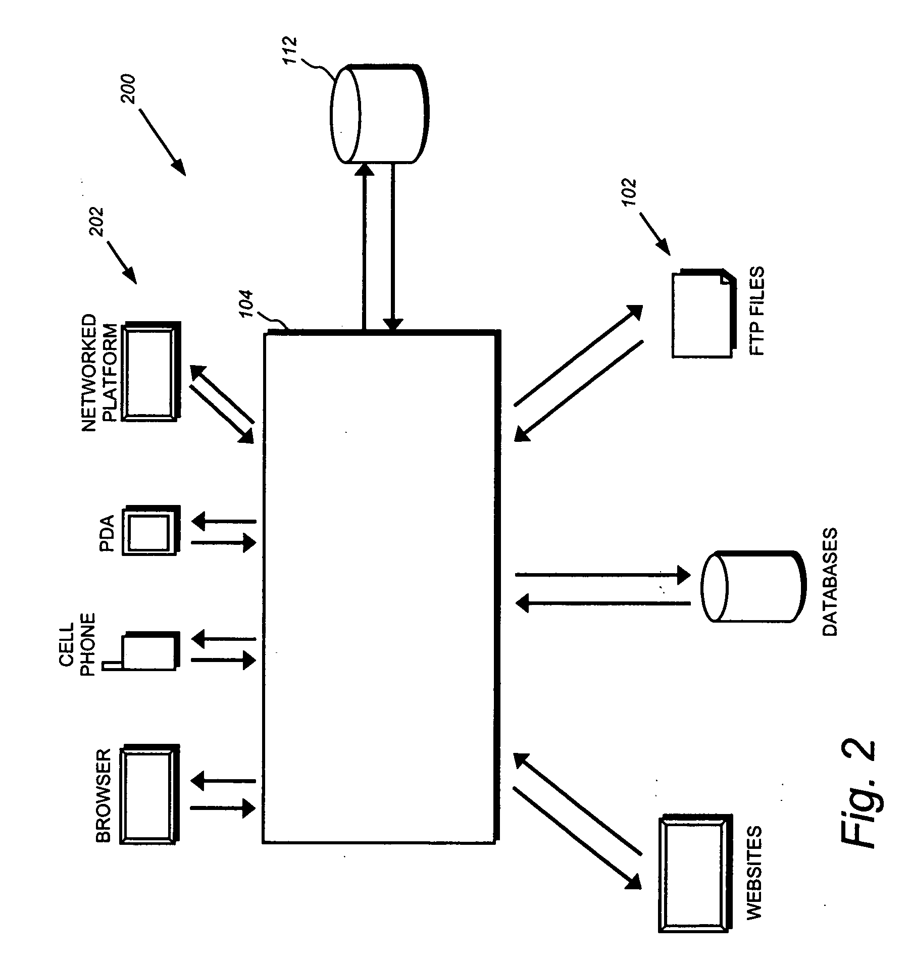 Service oriented architecture for an extract function in a data integration platform