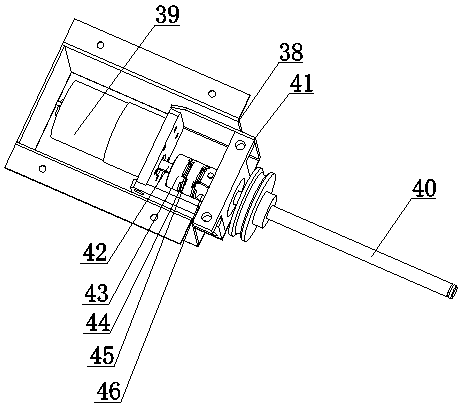 A spray gun reciprocating control device for spraying machine