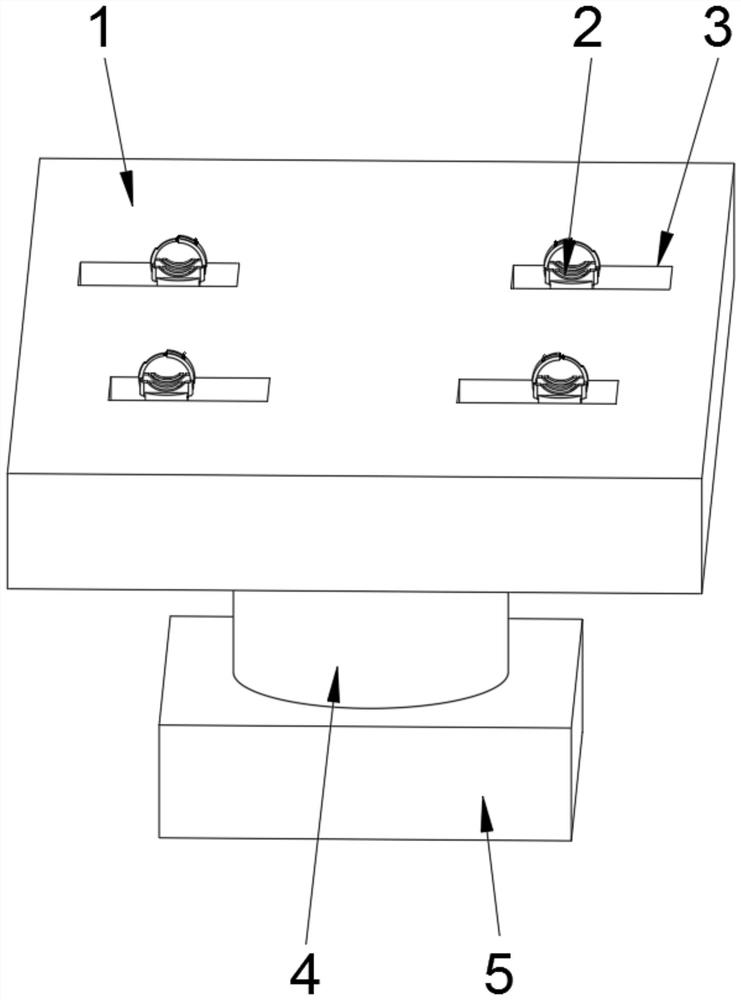 Clinical combined type restraining and fixing equipment for neurosurgery department