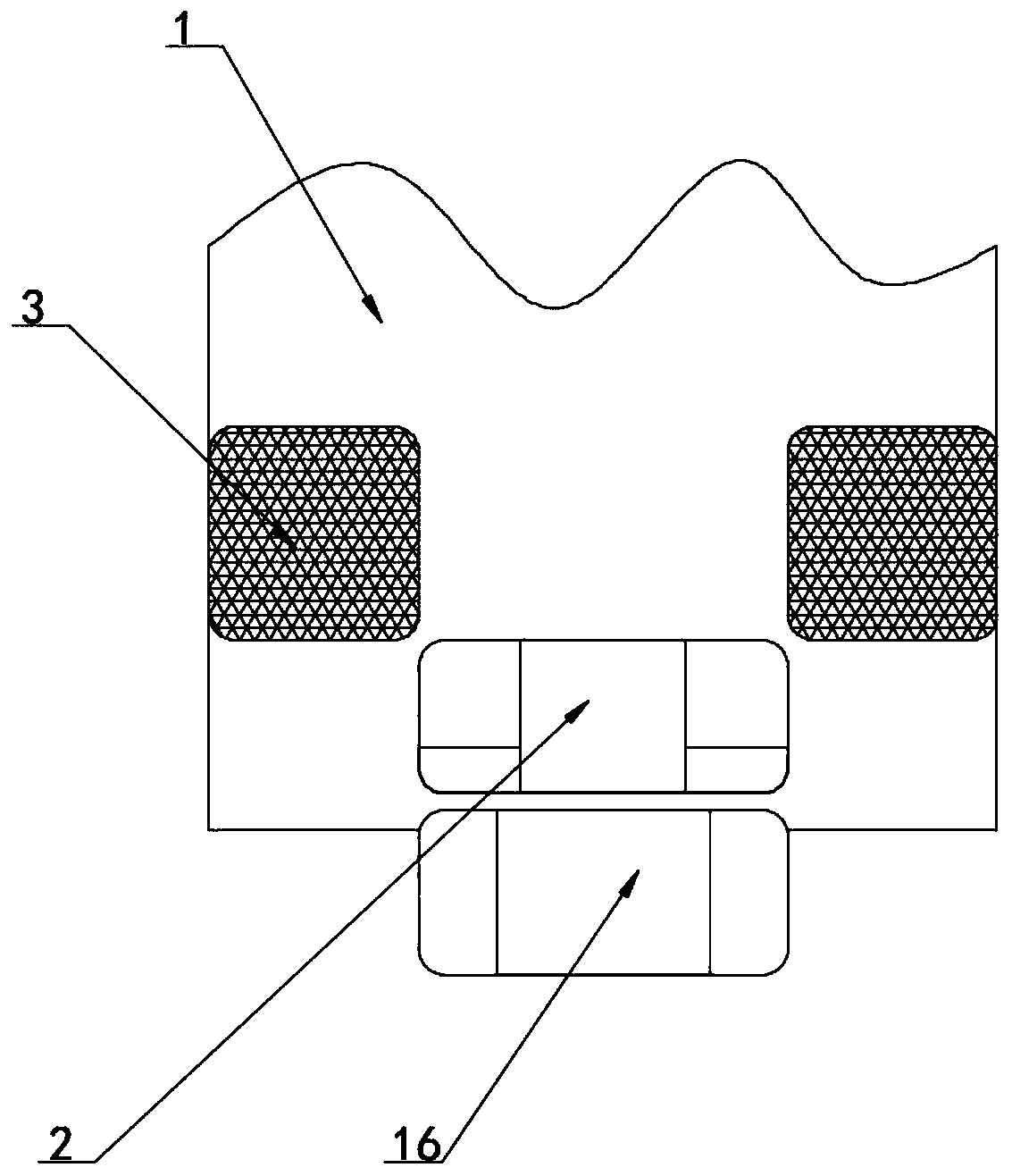 Head, shoulder and neck integrated pad adjusting device for patient operation supine position