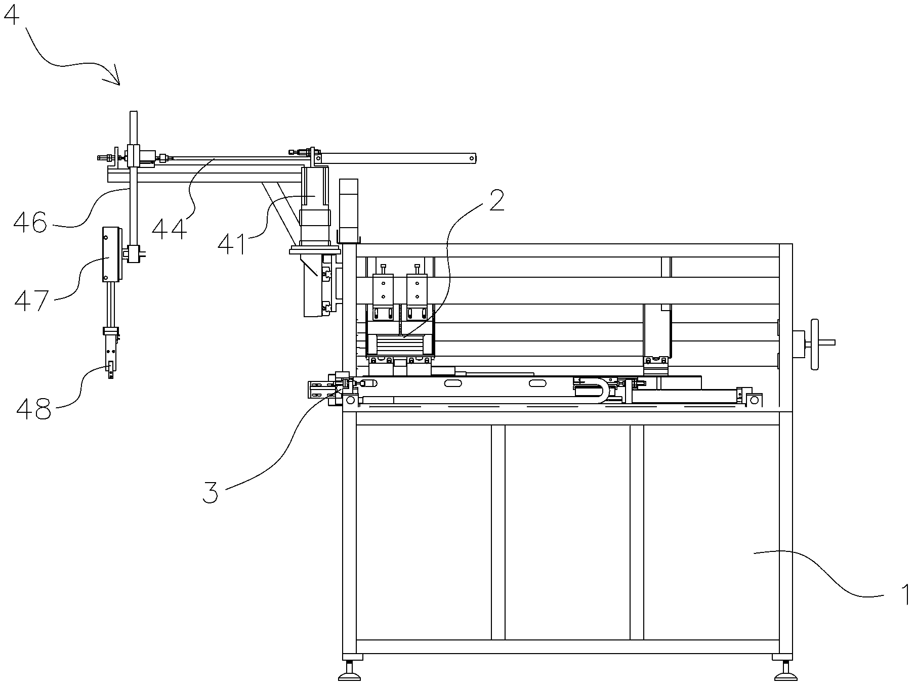 Pipe bending machine loading and unloading manipulator