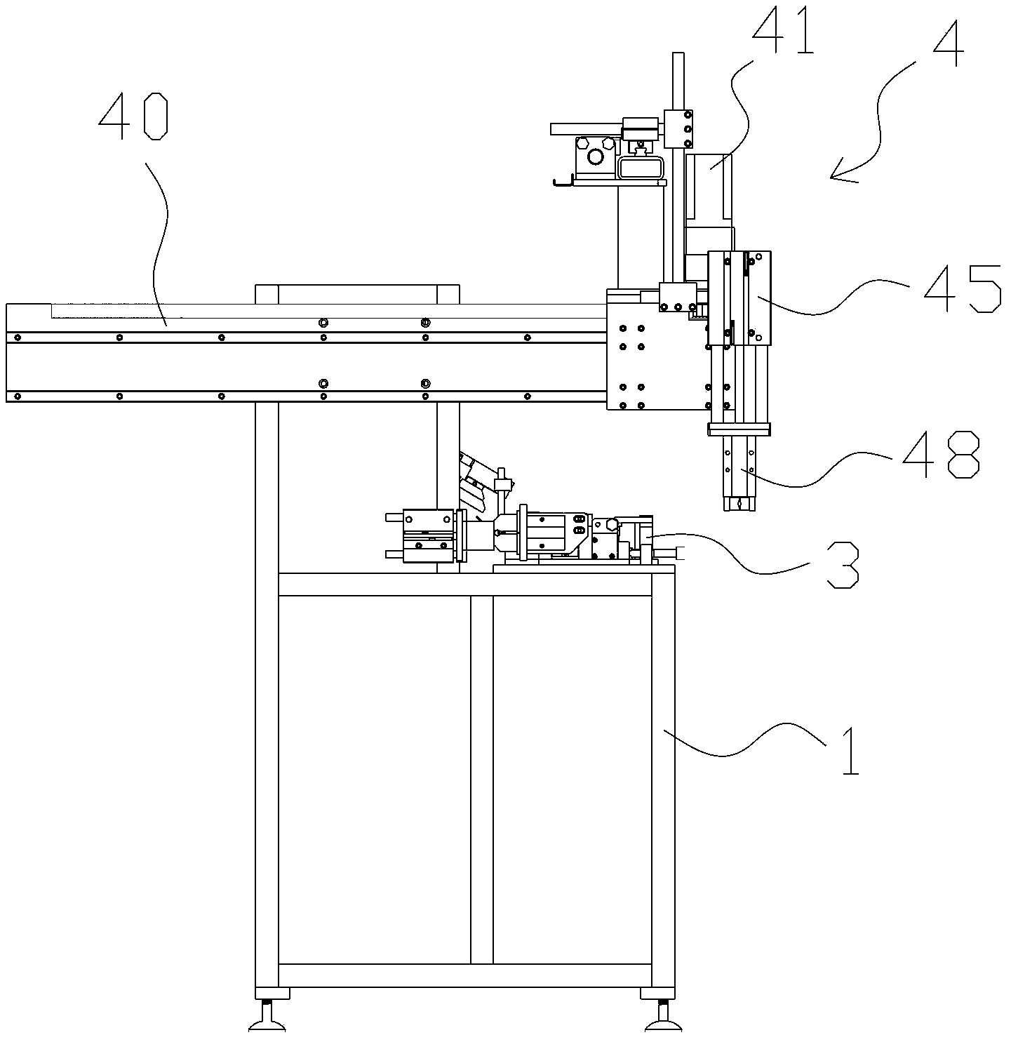 Pipe bending machine loading and unloading manipulator