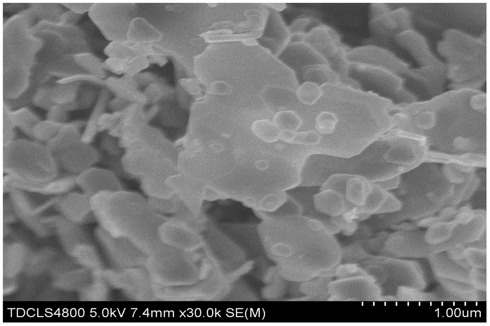 Molybdenum disulfide nano-sheet preparation method based on sodium chloride template