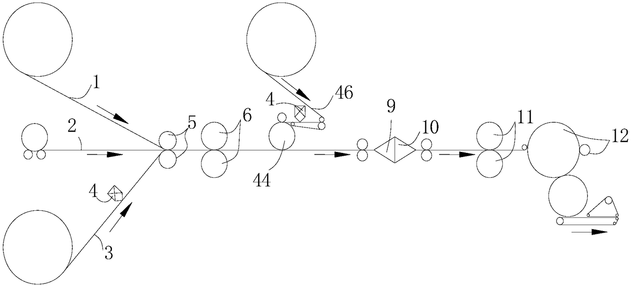 Manufacturing method and equipment of disposable anti-galactorrhea bra