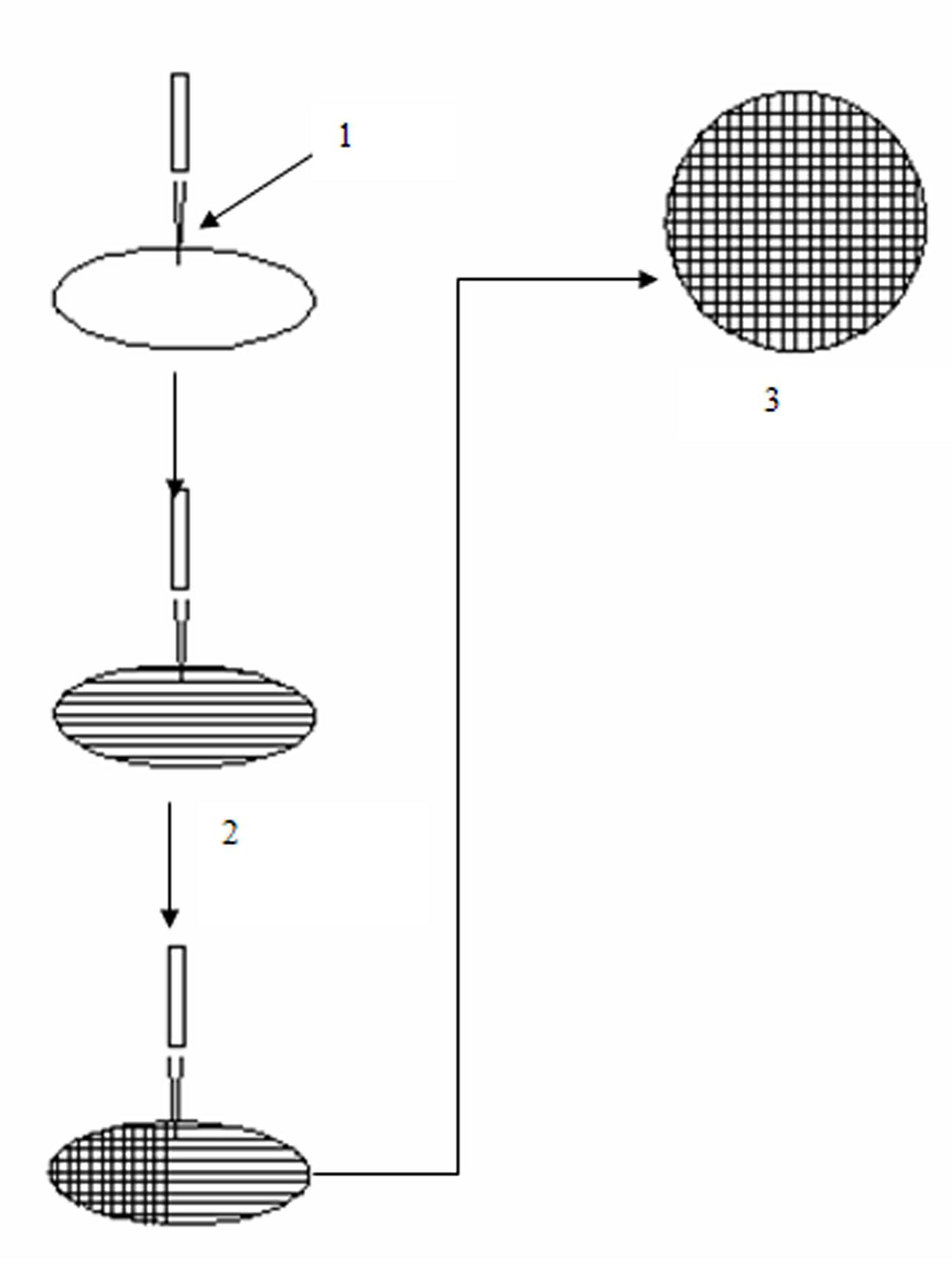 Method for cutting table facet silicon rectifying component