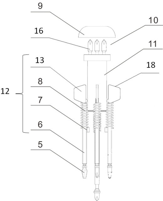 A screwdriver with interchangeable heads