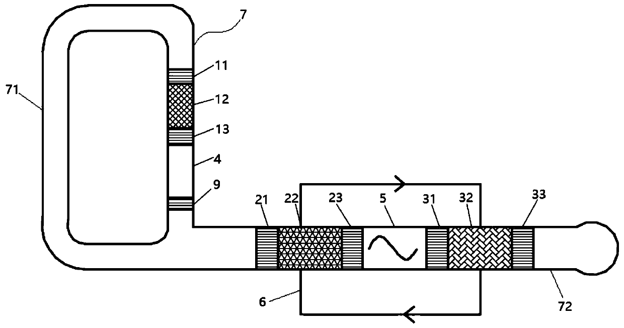 Thermo-acoustic and electro-caloric coupling refrigeration system driven by thermal energy