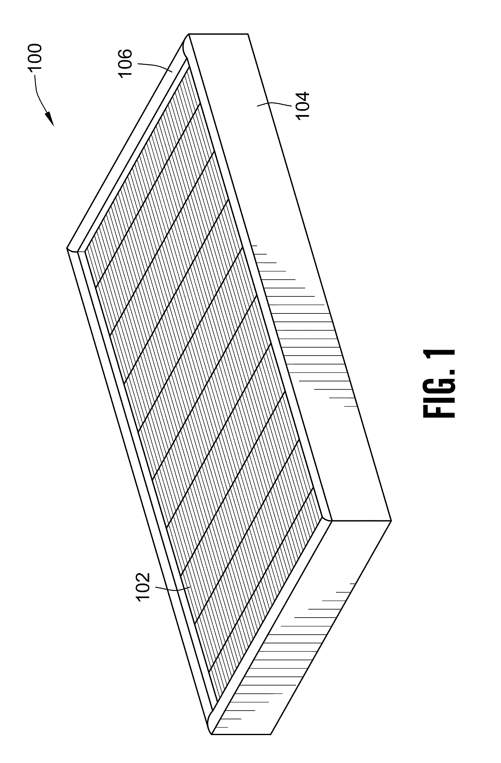 Membrane-free filter and/or integral framing for filter