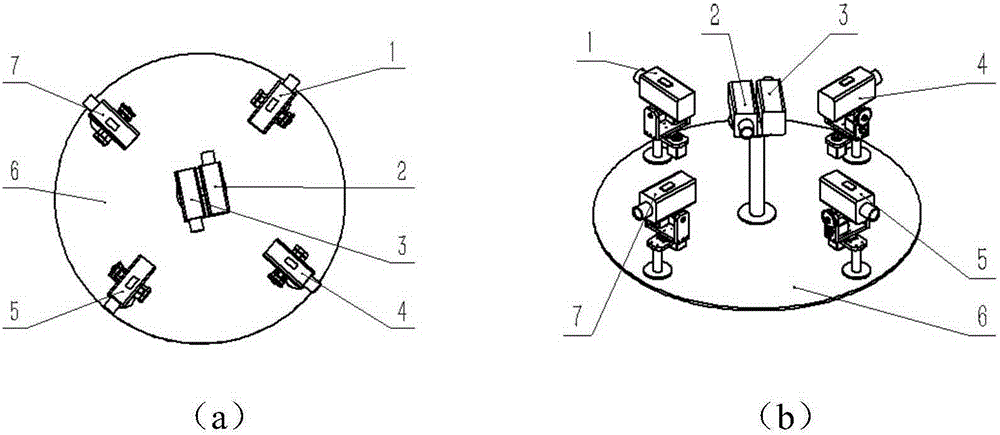 Device and method for searching for and positioning multiple moving objects on basis of bird visual features