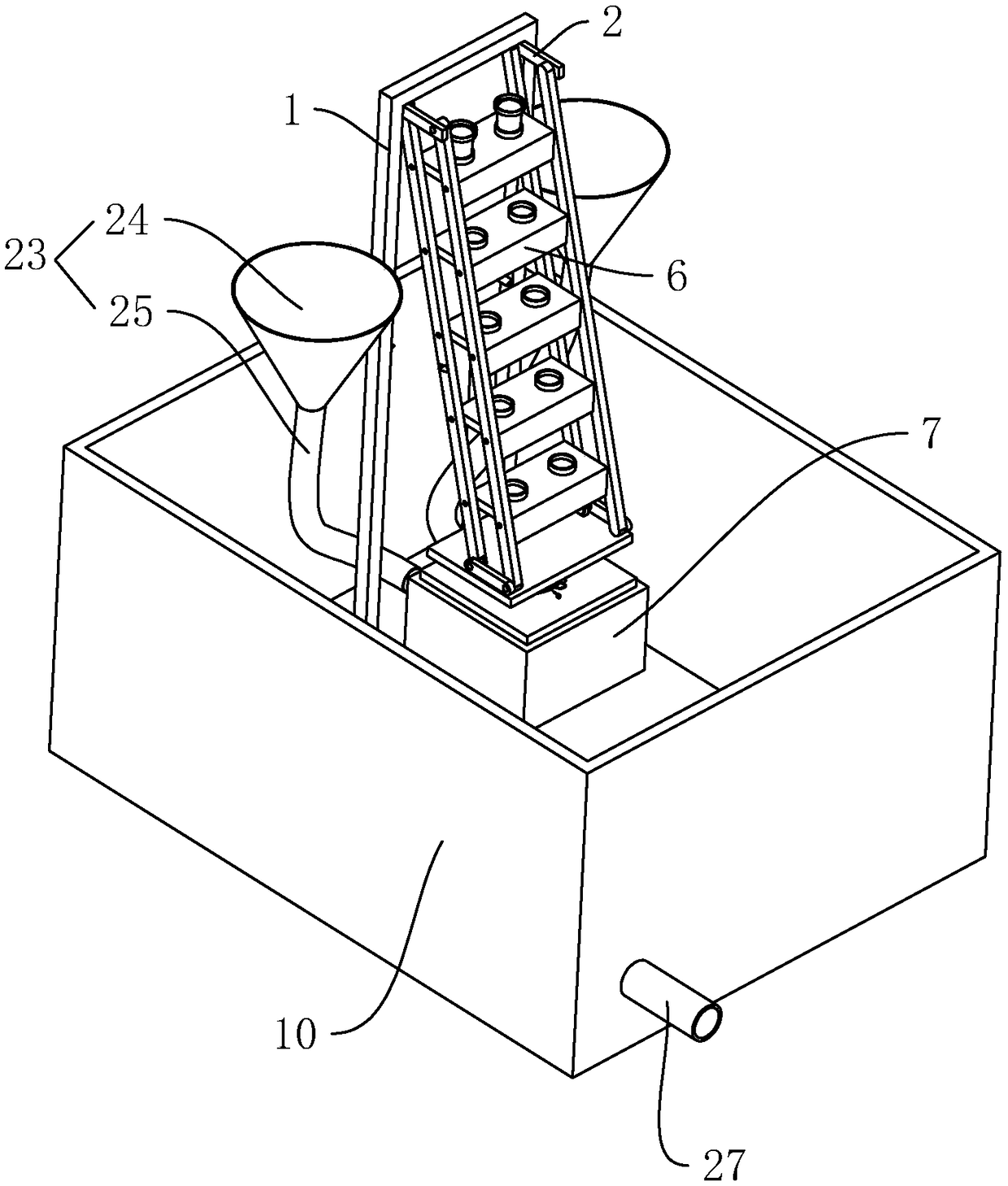 Landscape-architecture combined three-dimensional greening intelligent system