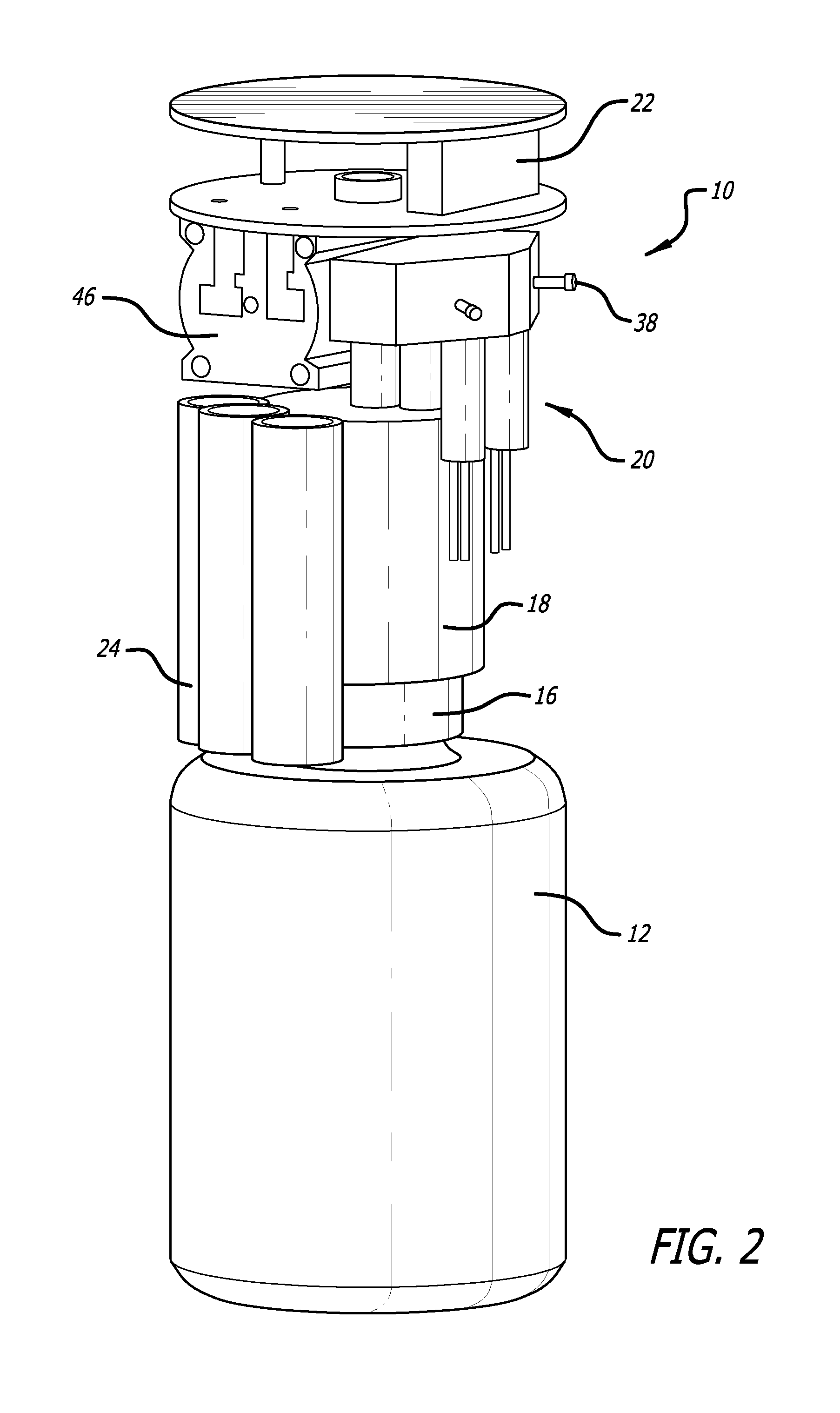 Aircraft lavatory emergency oxygen device