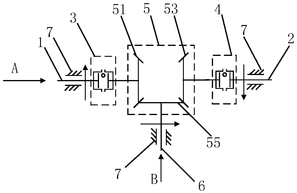 Multi-shaft fluctuating rotation transmitting device and power generation device used for multi-shaft fluctuating rotation transmitting device