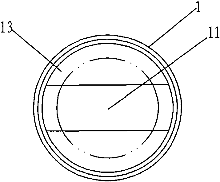 Measuring fixture and measuring method of frozen soil dielectric constant