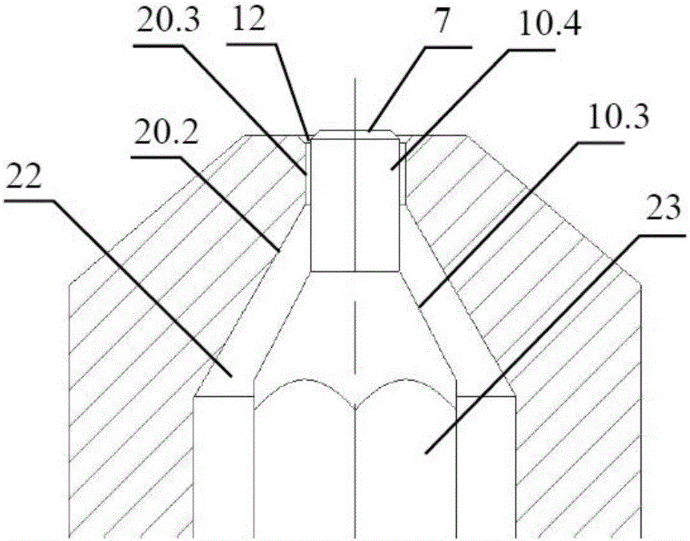 Gas jet flow type blue adding combined ejector and application thereof