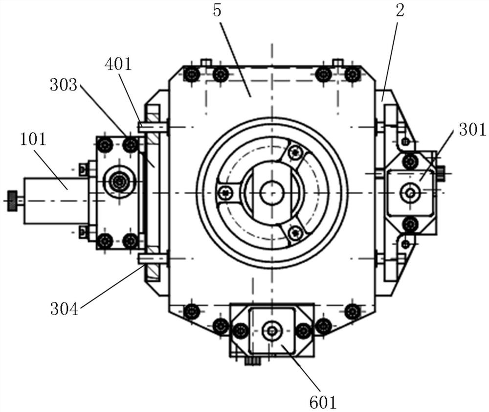 Compact three-dimensional motion mechanism