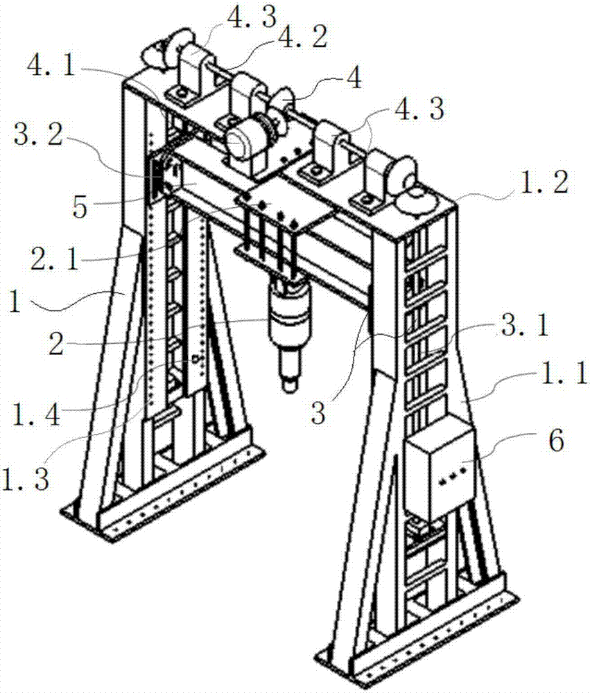 Bench test height adjustable device