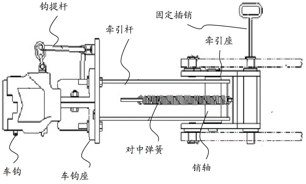 Highway-railway dual-purpose motor tractor