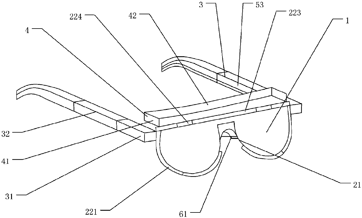 Ultra-light AR glasses suitable for superimposed wearing