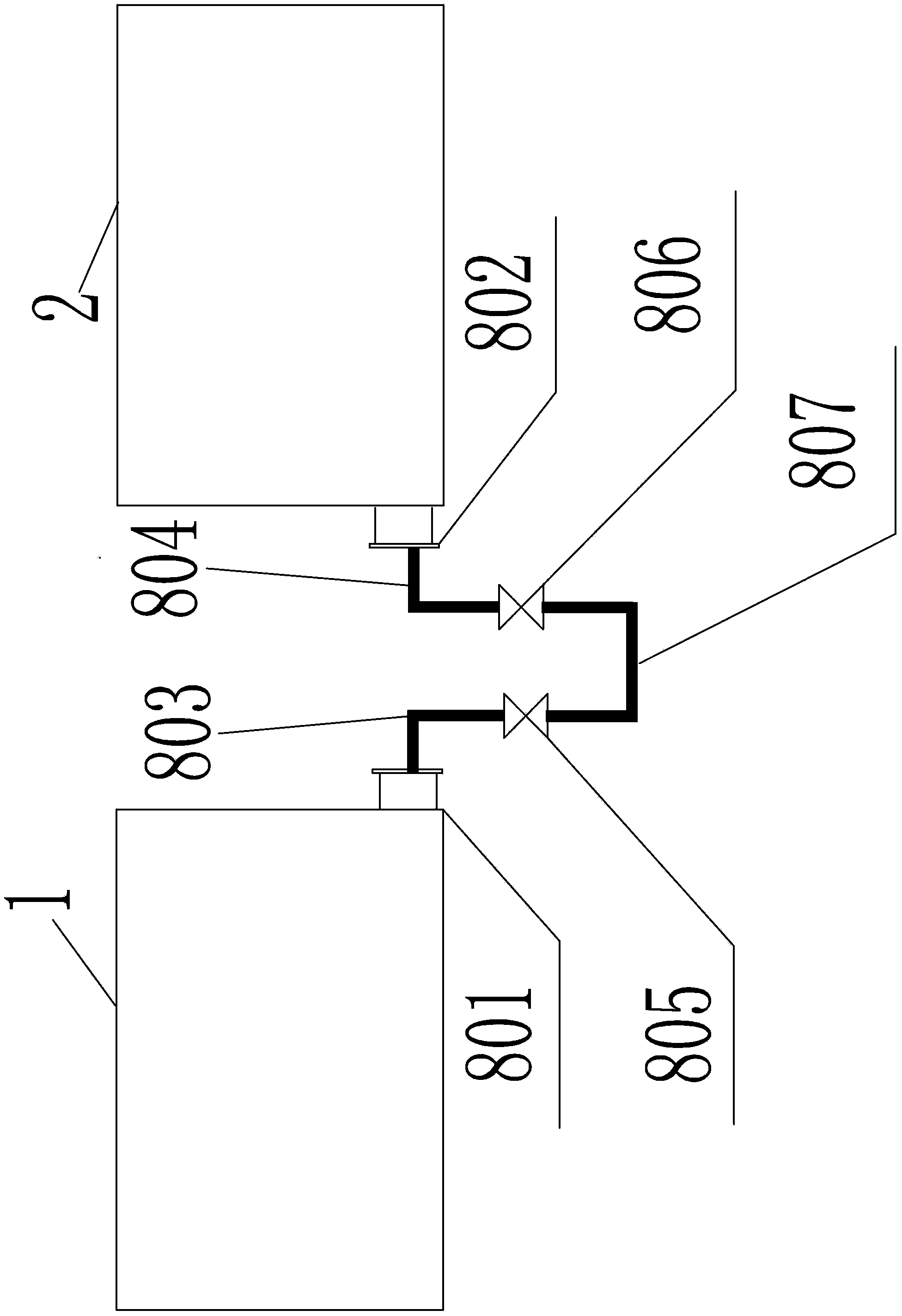 Multi-cold-source ice storage air conditioning system with liquid level balance mechanism