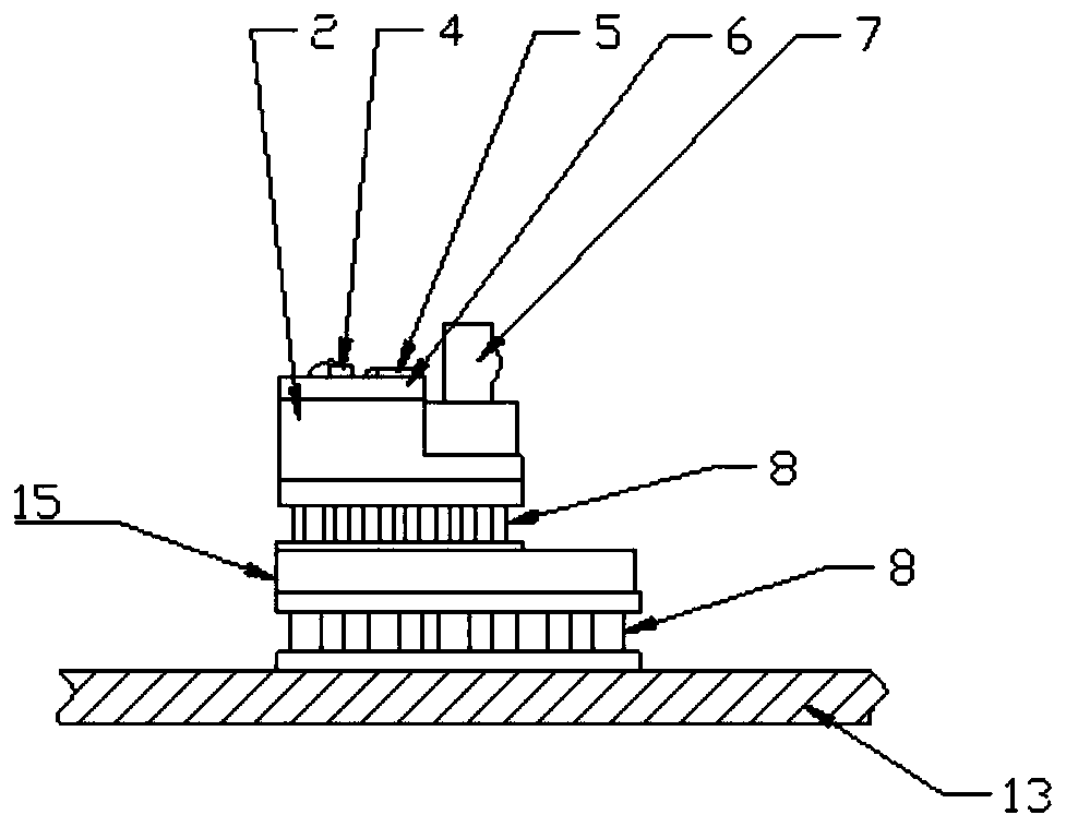 A wide temperature and low power consumption integrated light emission component