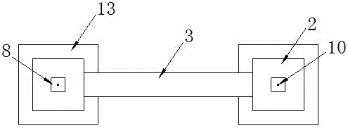 Spring damping vibration attenuation pipeline support with adjustable prestress