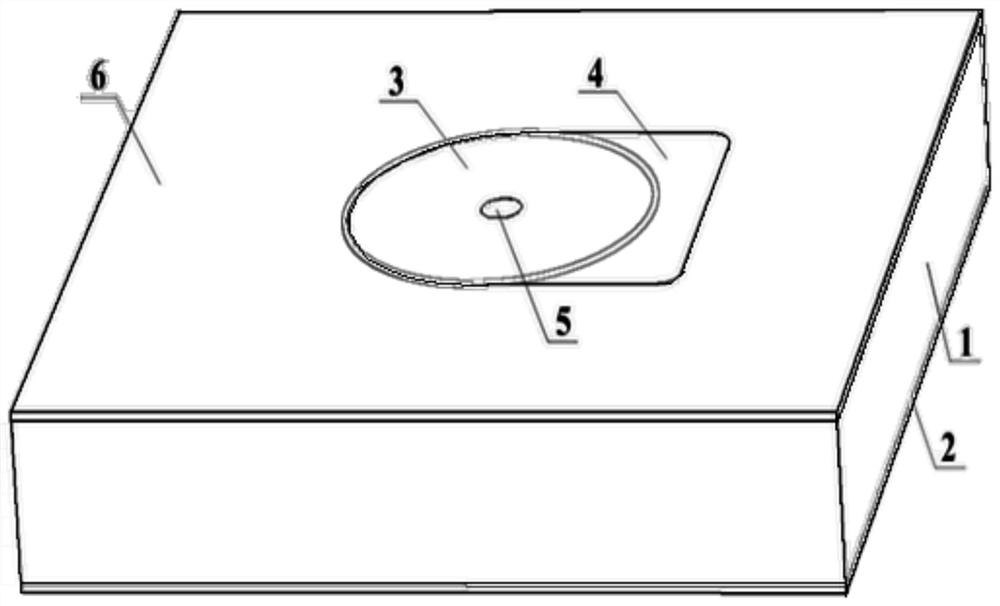 A kind of bulk structure gaas photoconductive switch based on graphene interface layer and its preparation process