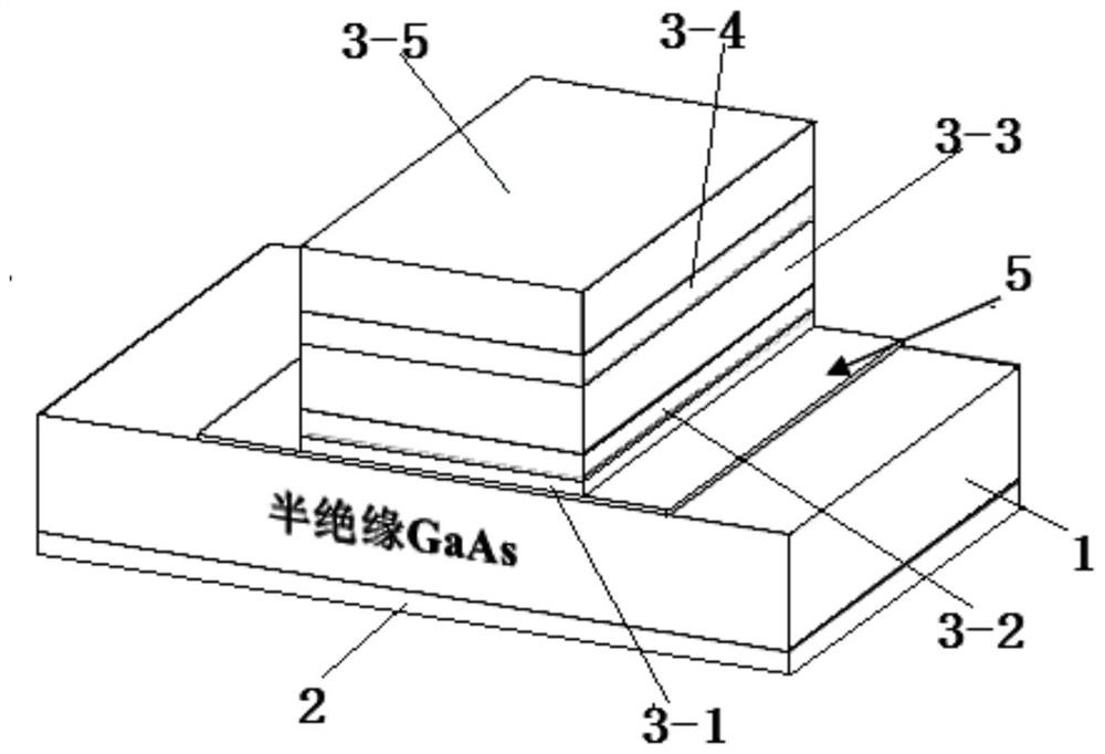 A kind of bulk structure gaas photoconductive switch based on graphene interface layer and its preparation process