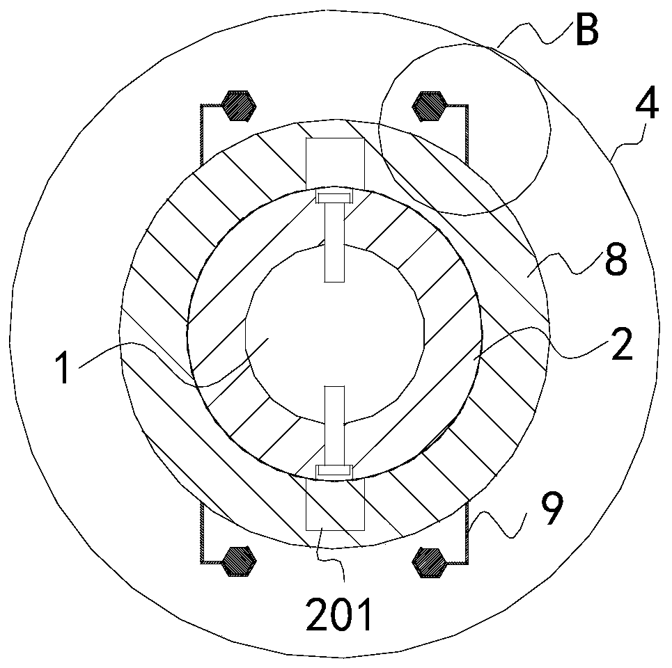 High-speed steel wear-resistant collar