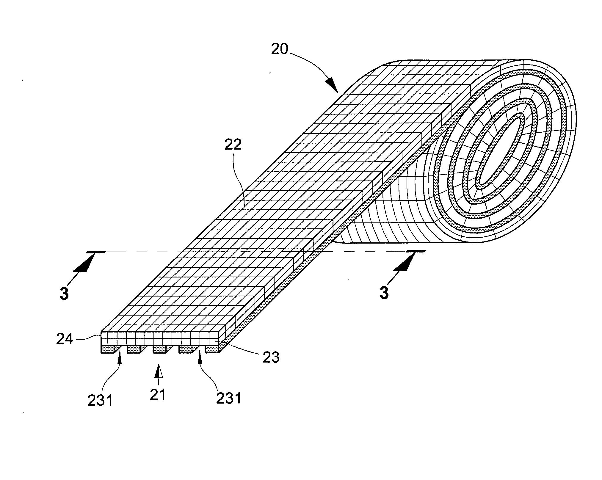 Removable protection adhesive tape structure with easily tearing-off feature