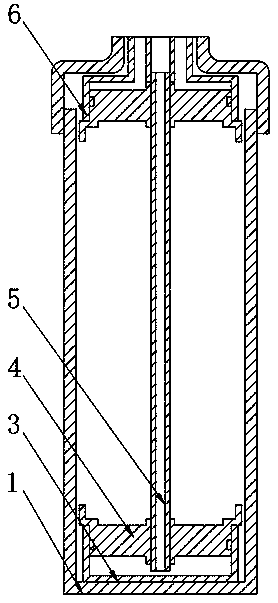 Reverse osmosis membrane filter element for solving problem of high TDS of first cup of water