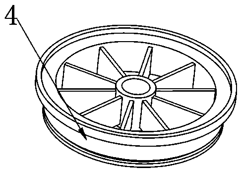 Reverse osmosis membrane filter element for solving problem of high TDS of first cup of water