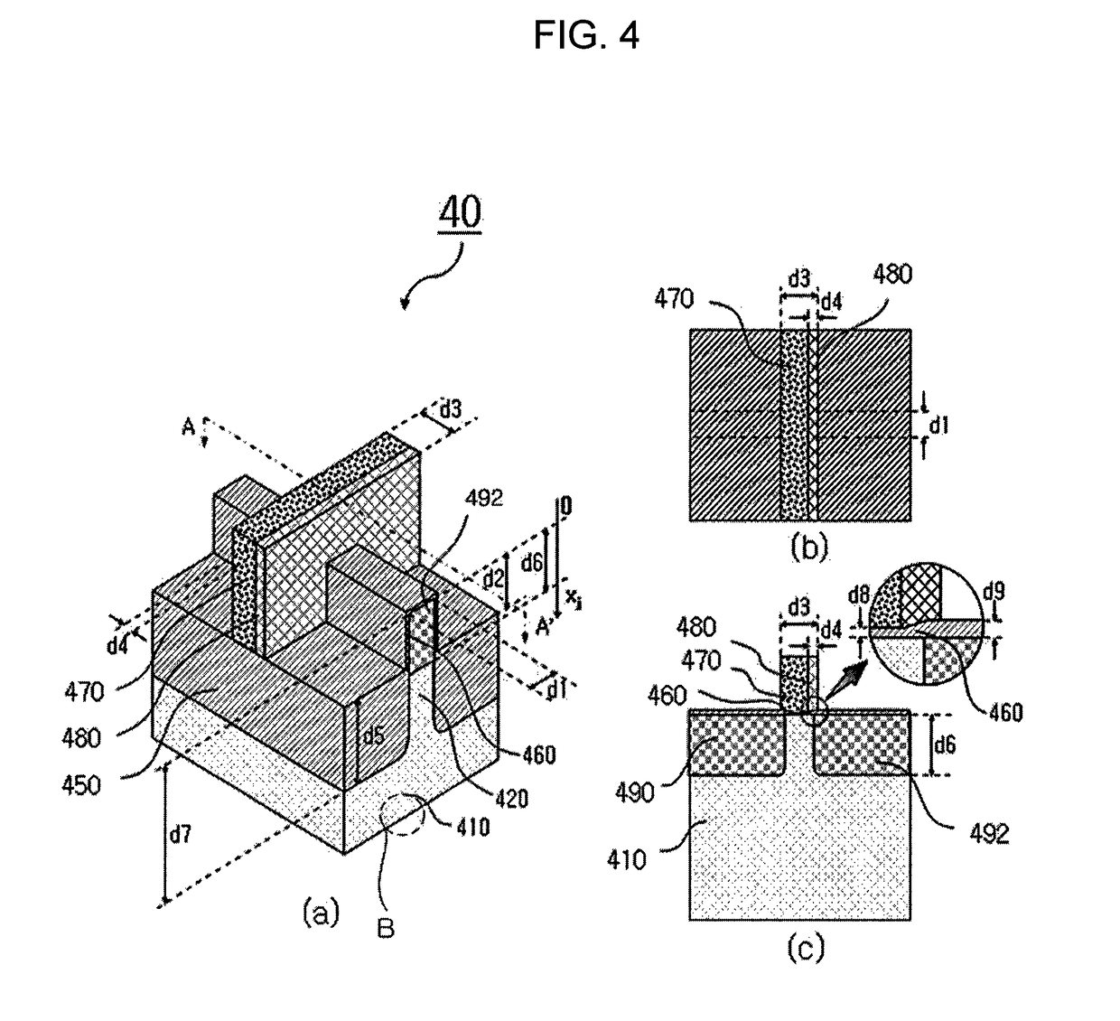 Fin field effect transistor having low leakage current and method of manufacturing the FinFET