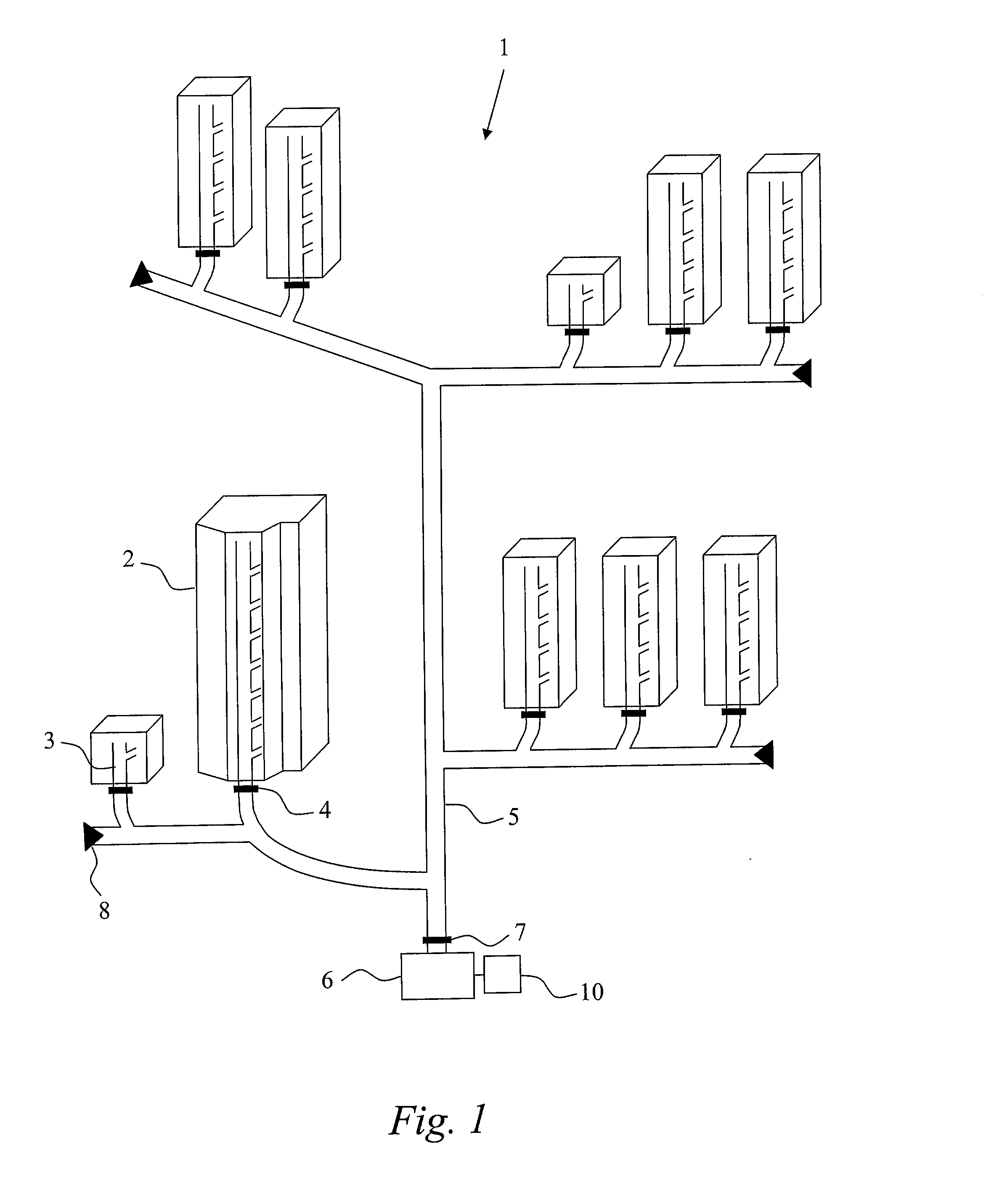 Energy-efficient and reliable operation of a vacuum waste collection system