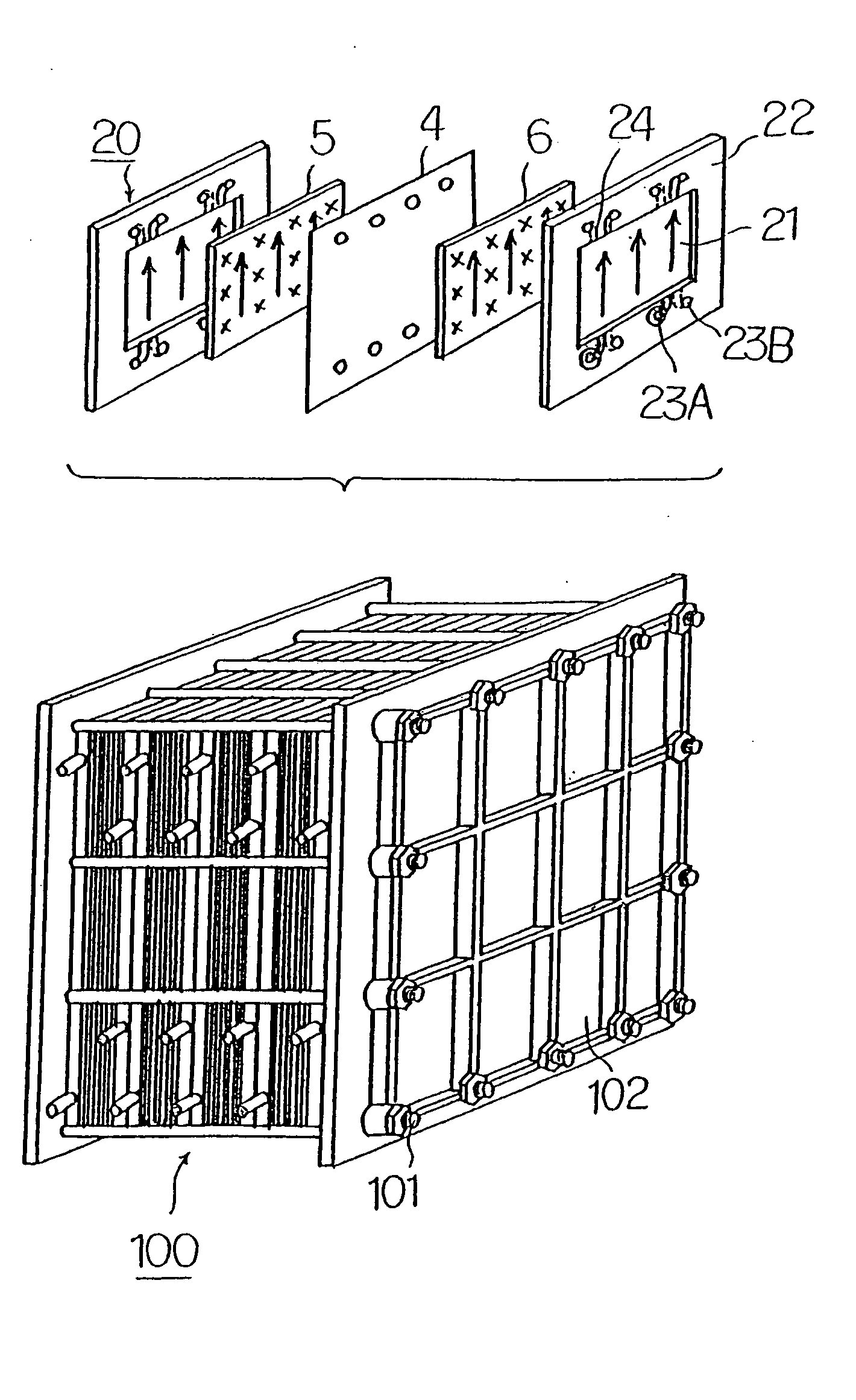 Cell frame for redox flow battery, and redox flow battery