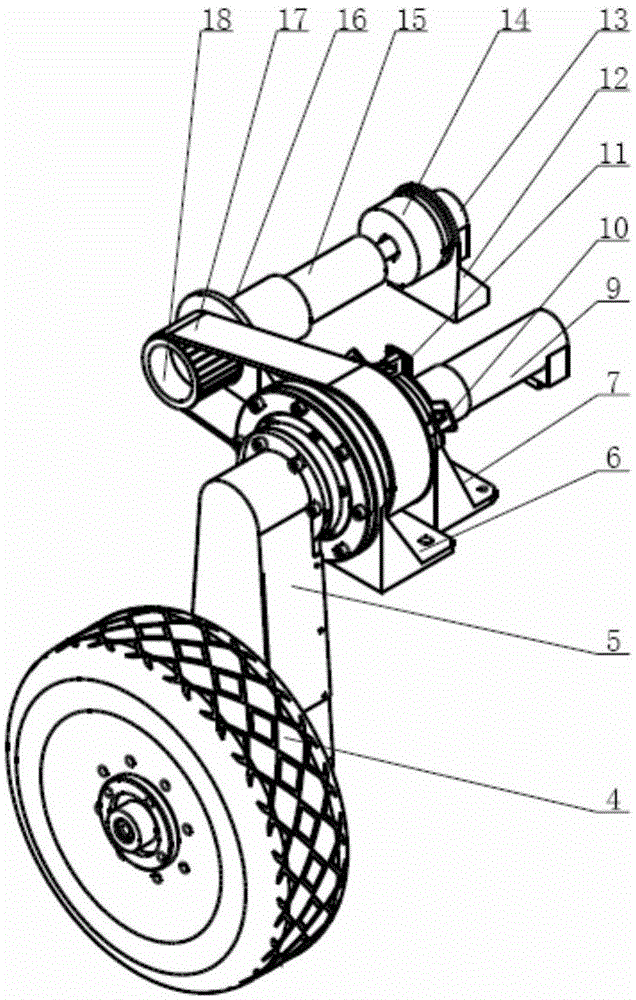 Wheel-leg combined type intelligent mobile robot