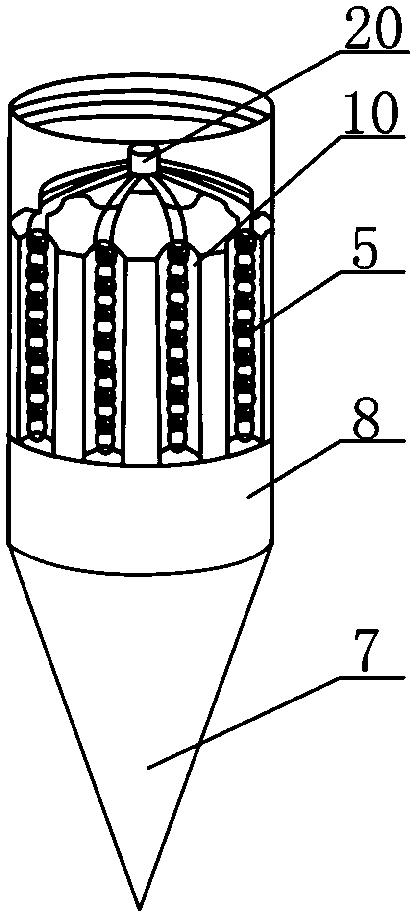 Device for collecting in-situ interstitial water and overlying water of offshore sediments