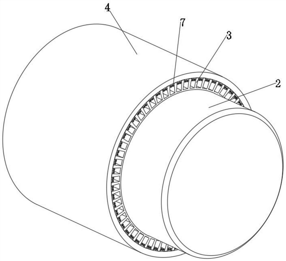 Air compressor capable of discharging dust and dissipating heat through external expansion