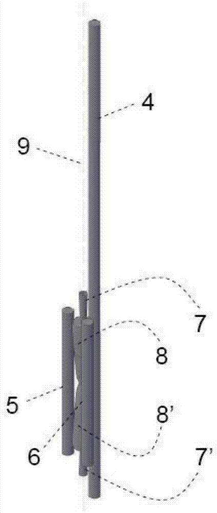 A coaxial positioning capillary electrophoresis-electrochemical integrated detection device