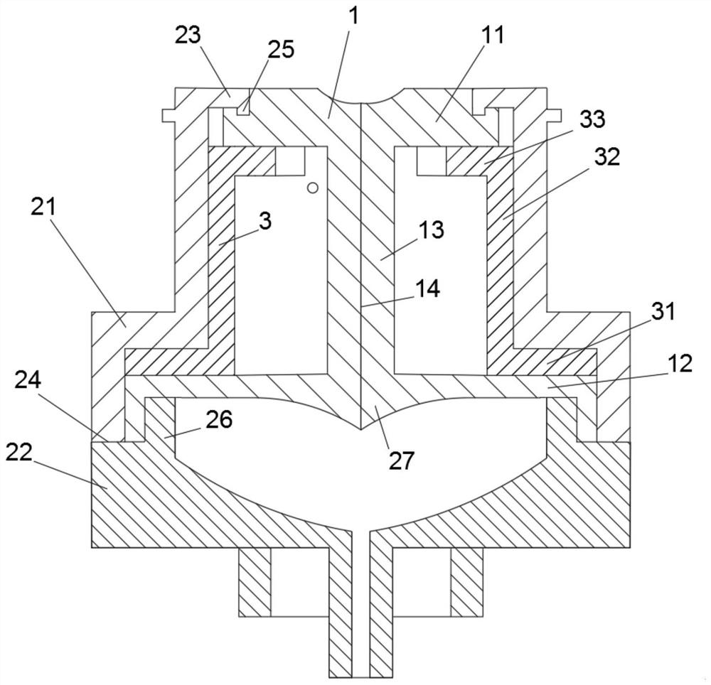 High-flow needle-free rubber valve connector and assembling method thereof