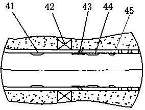 Horizontal well external staged fracturing sand control string and method