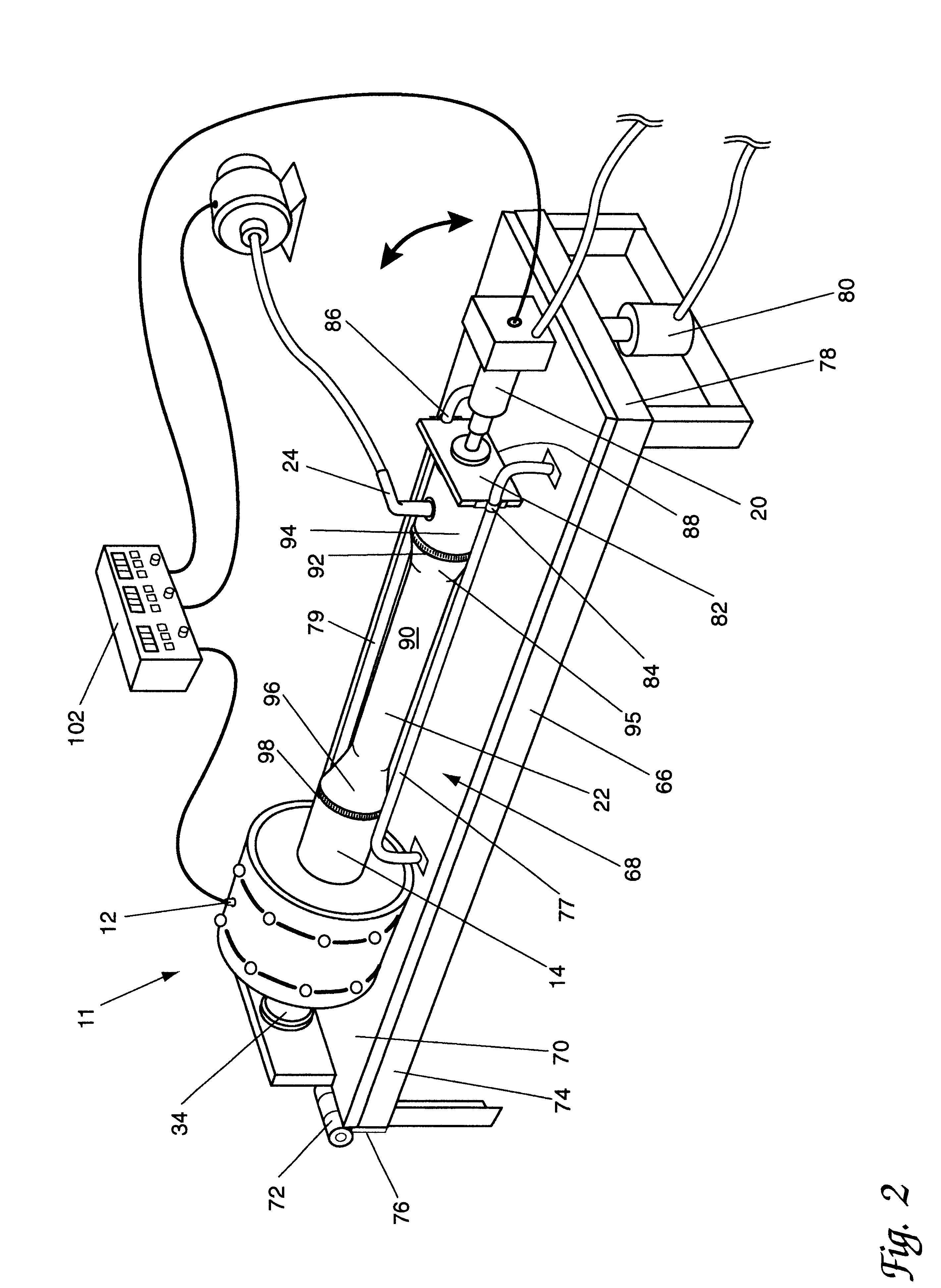 Apparatus for hot vacuum extrusion of ceramics