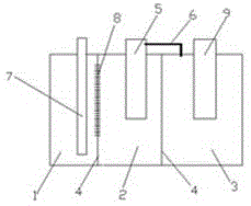 Practical wire cutting water tank