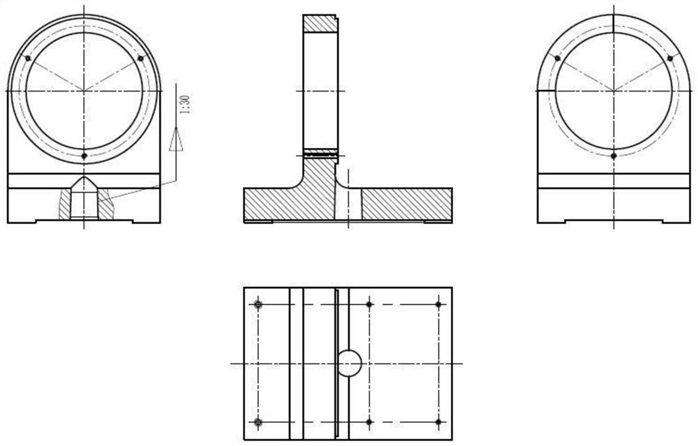 High-precision gyroscope accelerometer floater assembly inertia tensor testing device