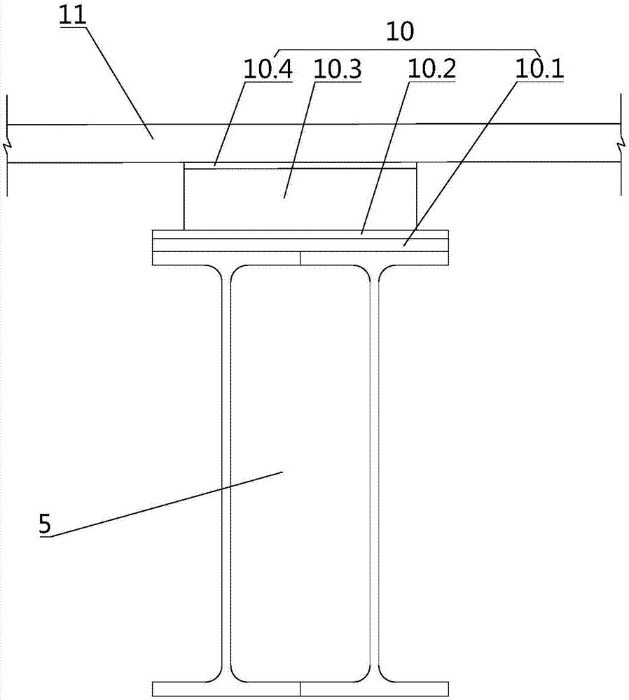 A construction method for main girder side-span closure for composite girder cable-stayed bridges